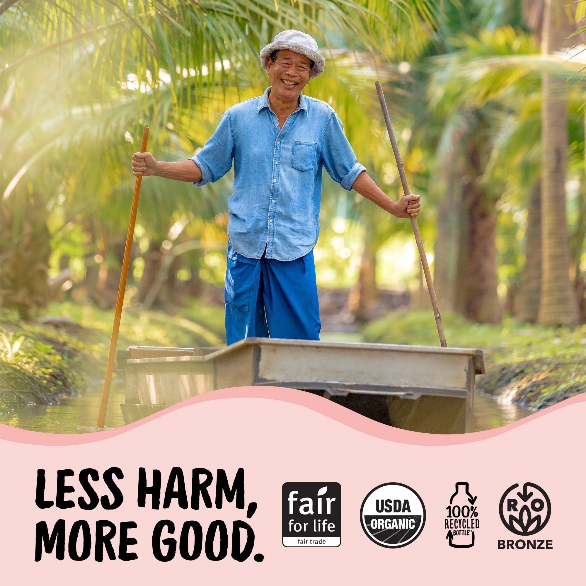 Harmless Harvest Organic Coconut Water, No Added Sugar 296ml