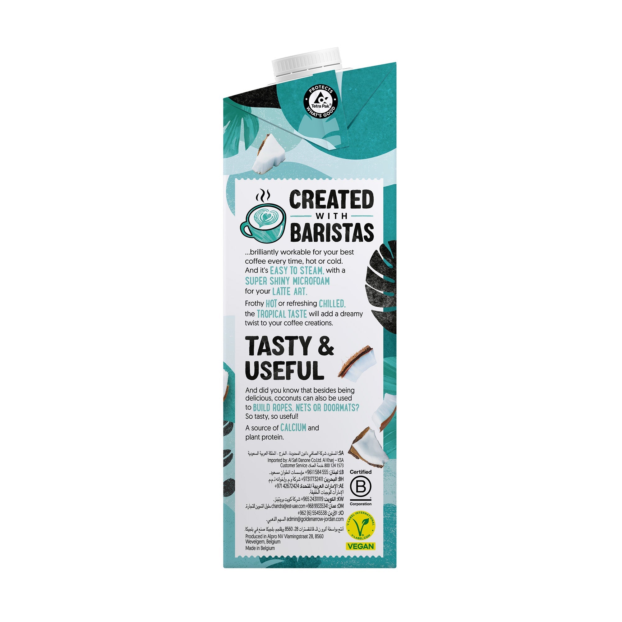 Alpro Barista Coconut Drink, Pack Of 1L, Totally Plant Based, Dairy & Vegan, Naturally Free From Lactose, Fabulously Foamable Addition To Your Coffee