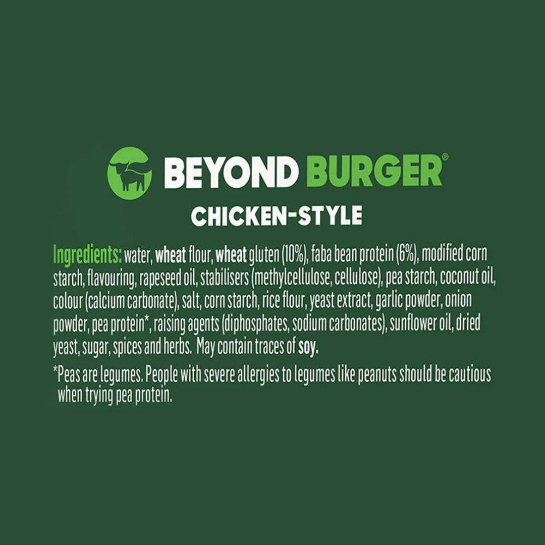 Beyond Chicken-Style Burger