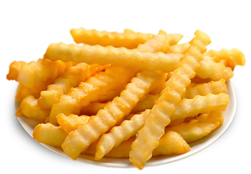 Crinkle cut fries 9mm