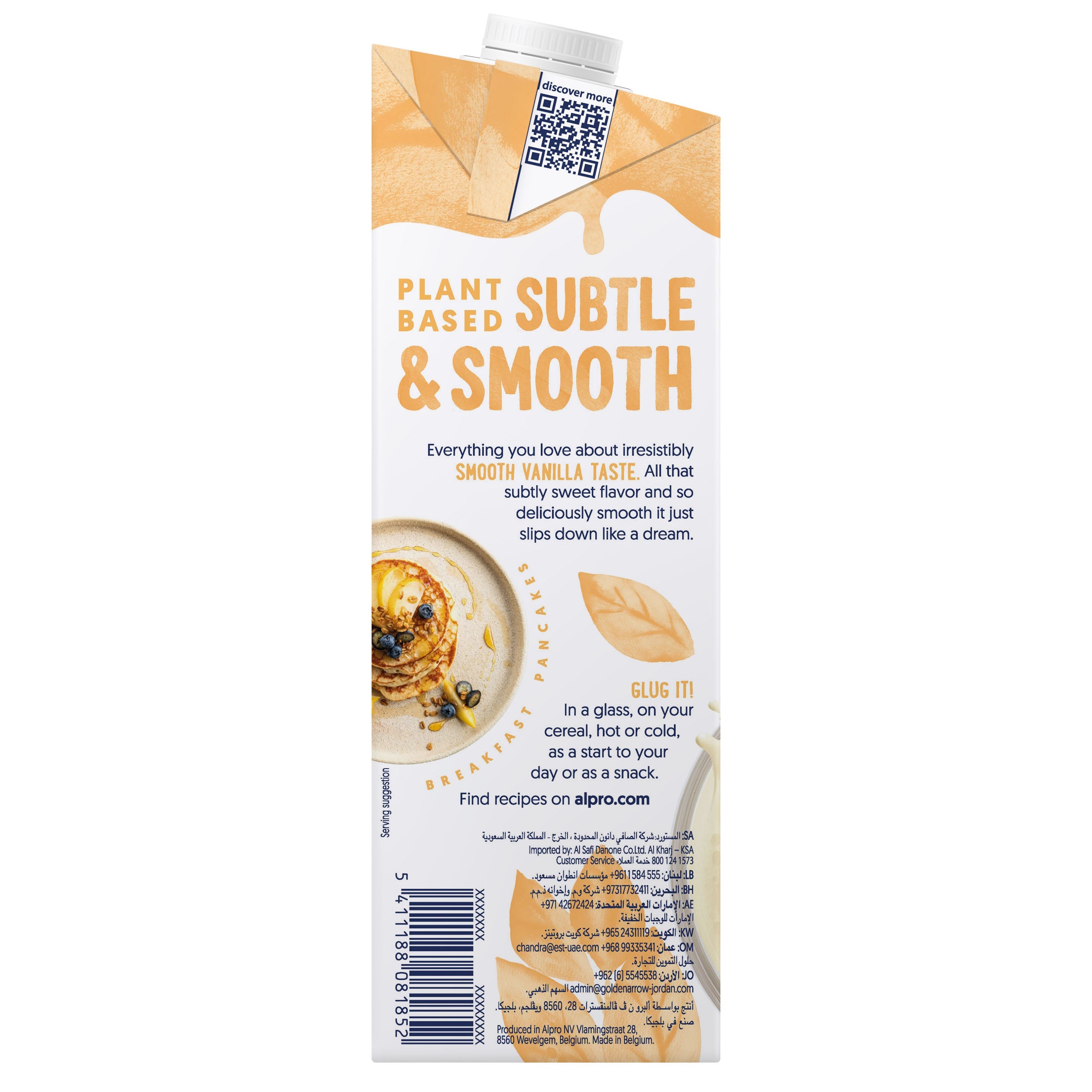 Alpro Soya Drink Vanilla (1l), 100% Plant Based And Dairy Free, Suitable For Vegans, Naturally Free From Lactose, Rich In Nutrients