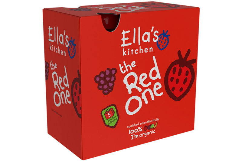 Ella's Kitchen organic the red one 90g x 5. Expiry Date: 1-May-26