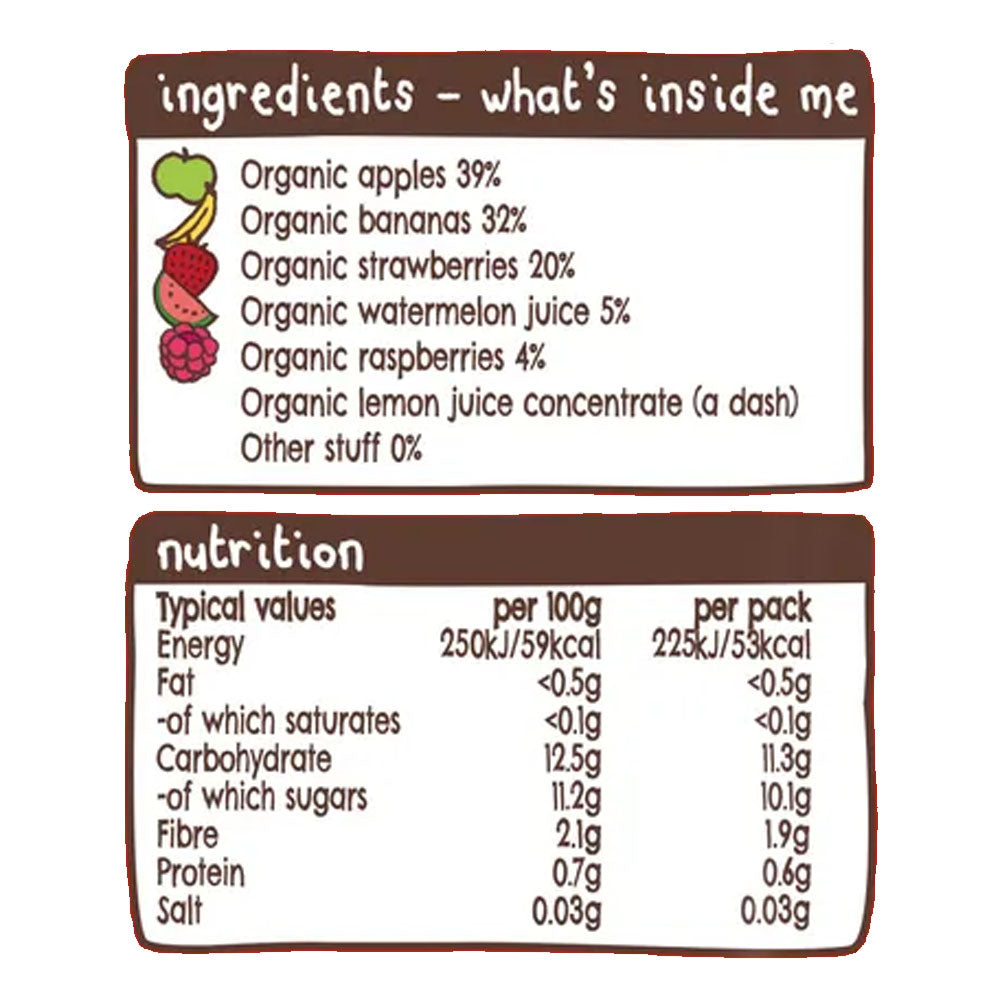Ella's Kitchen organic the red one 90g x 5. Expiry Date: 1-May-26