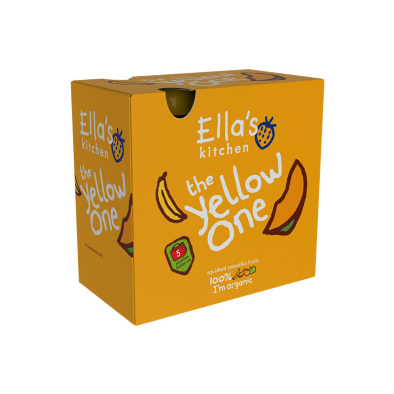 Ella's Kitchen organic the yellow one 90g x 5. Expiry Date: 1-Jun-26