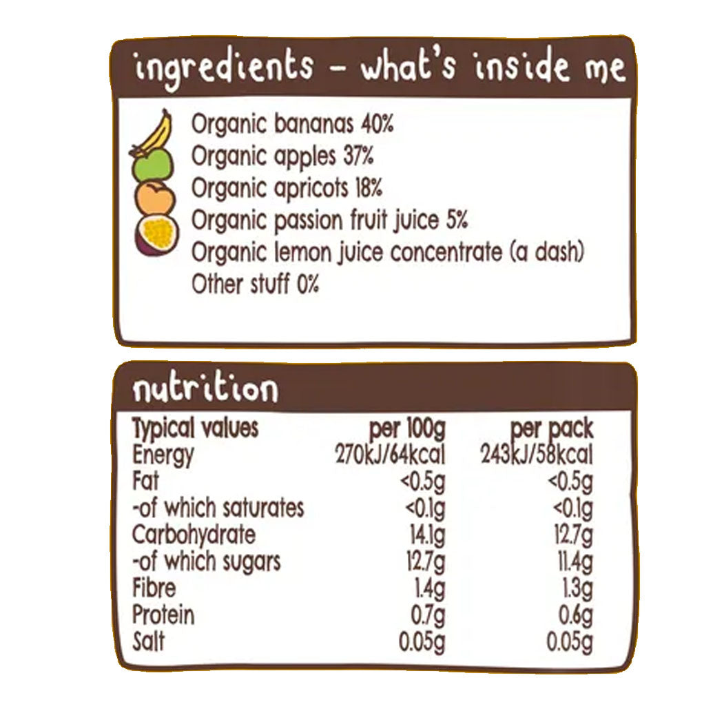 Ella's Kitchen organic the yellow one 90g x 5. Expiry Date: 1-Jun-26