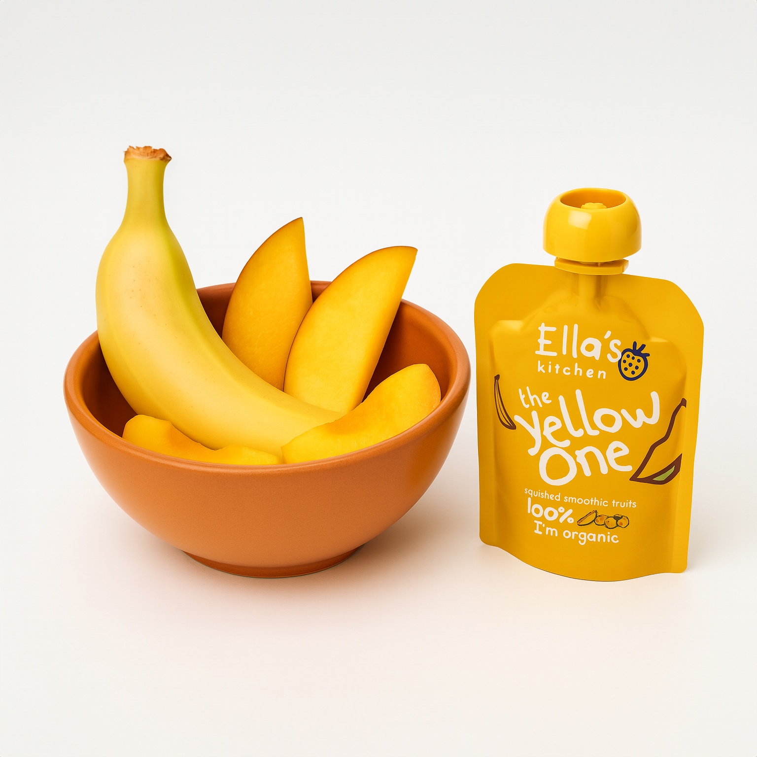 Ella's Kitchen organic the yellow one 90g x 5. Expiry Date: 1-Jun-26