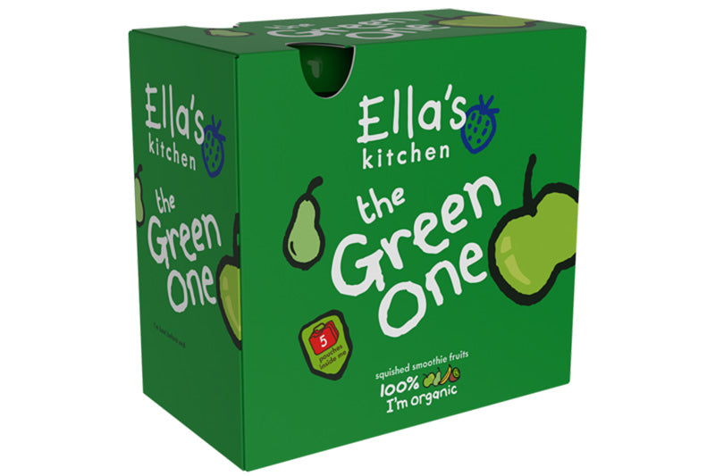 Ella's Kitchen organic the green one 90g x 5. Expiry Date: 1-May-26