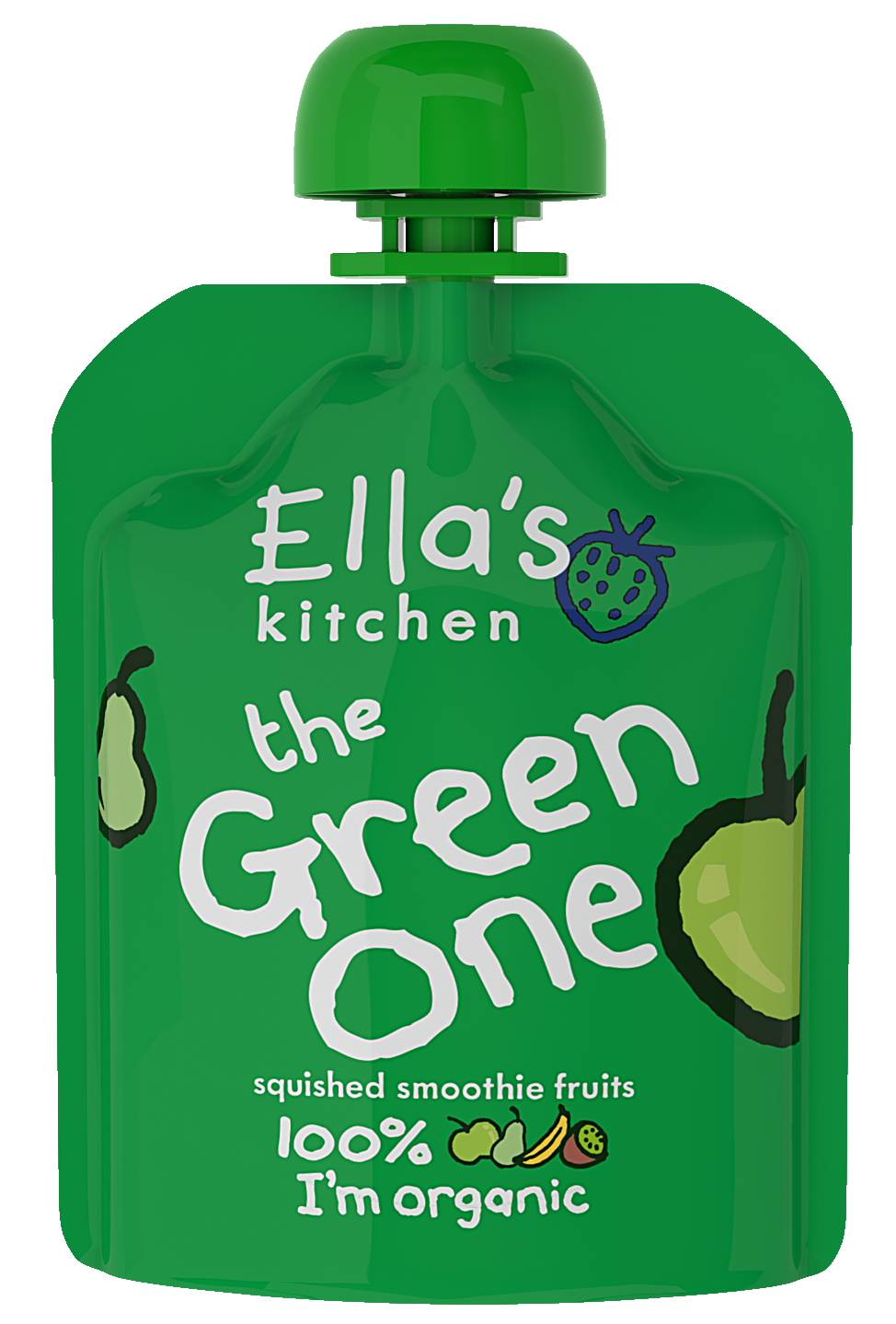 Ella's Kitchen organic the green one 90g x 5. Expiry Date: 1-May-26