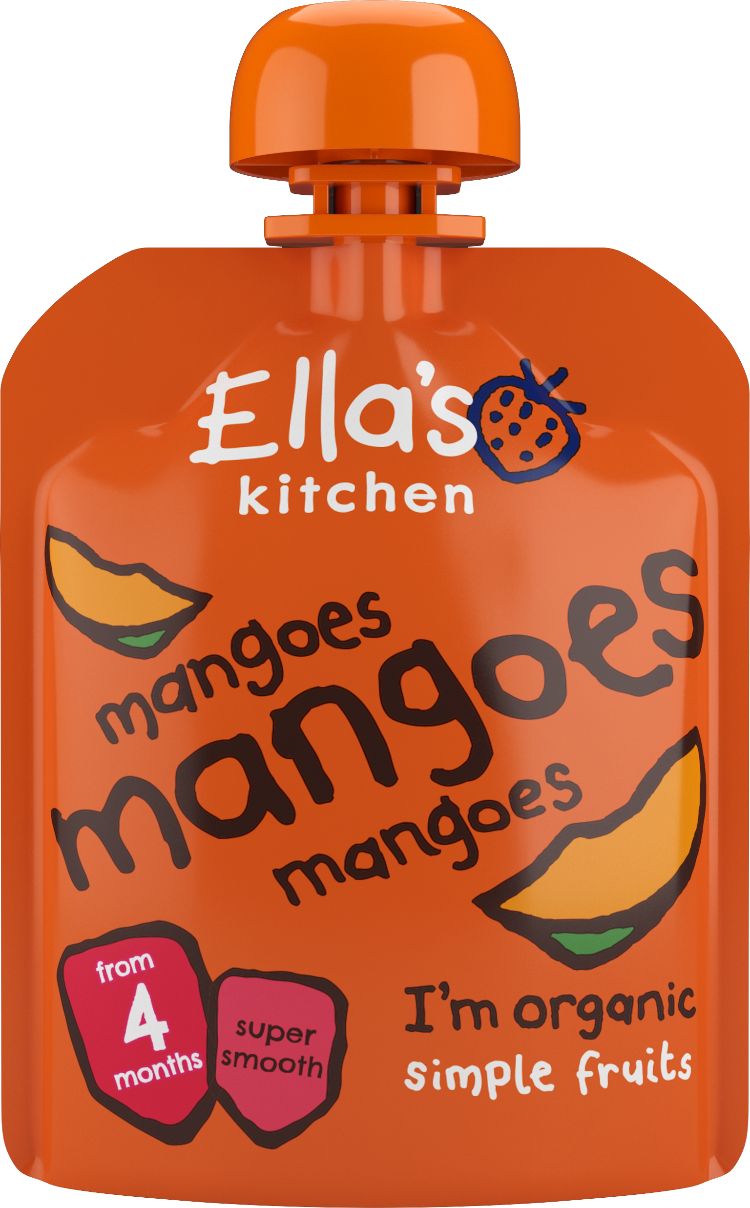 Ella's Kitchen organic mangoes 70g