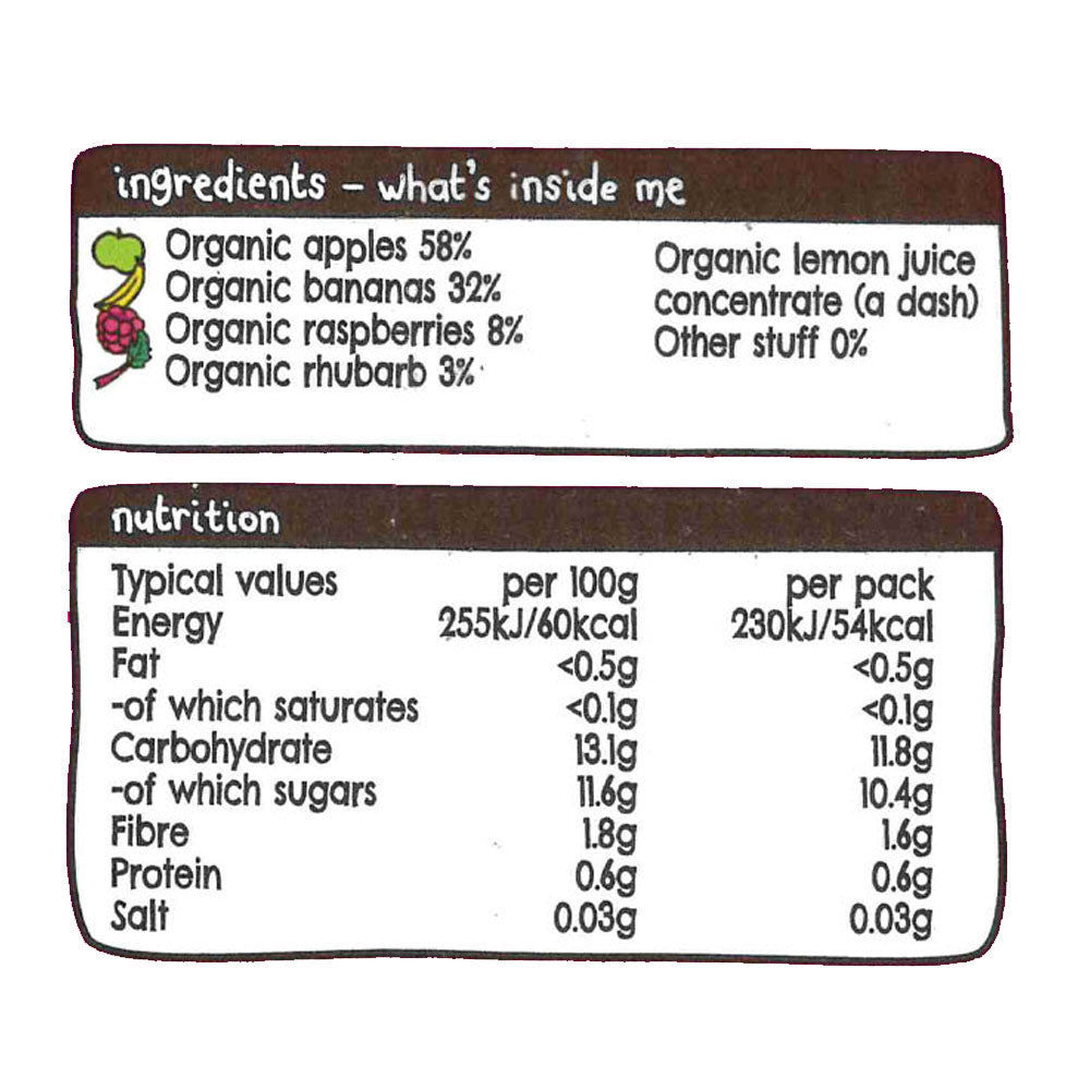 Ella's Kitchen organic the pink one 90g x 5. Expiry Date: 1-Jun-26