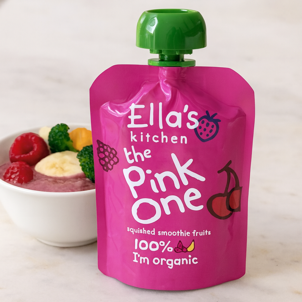 Ella's Kitchen organic the pink one 90g x 5. Expiry Date: 1-Jun-26