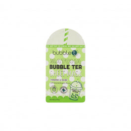 Bubble T Face sheet mask in Matcha with Aloe Vera & Niacinamide (20ml)