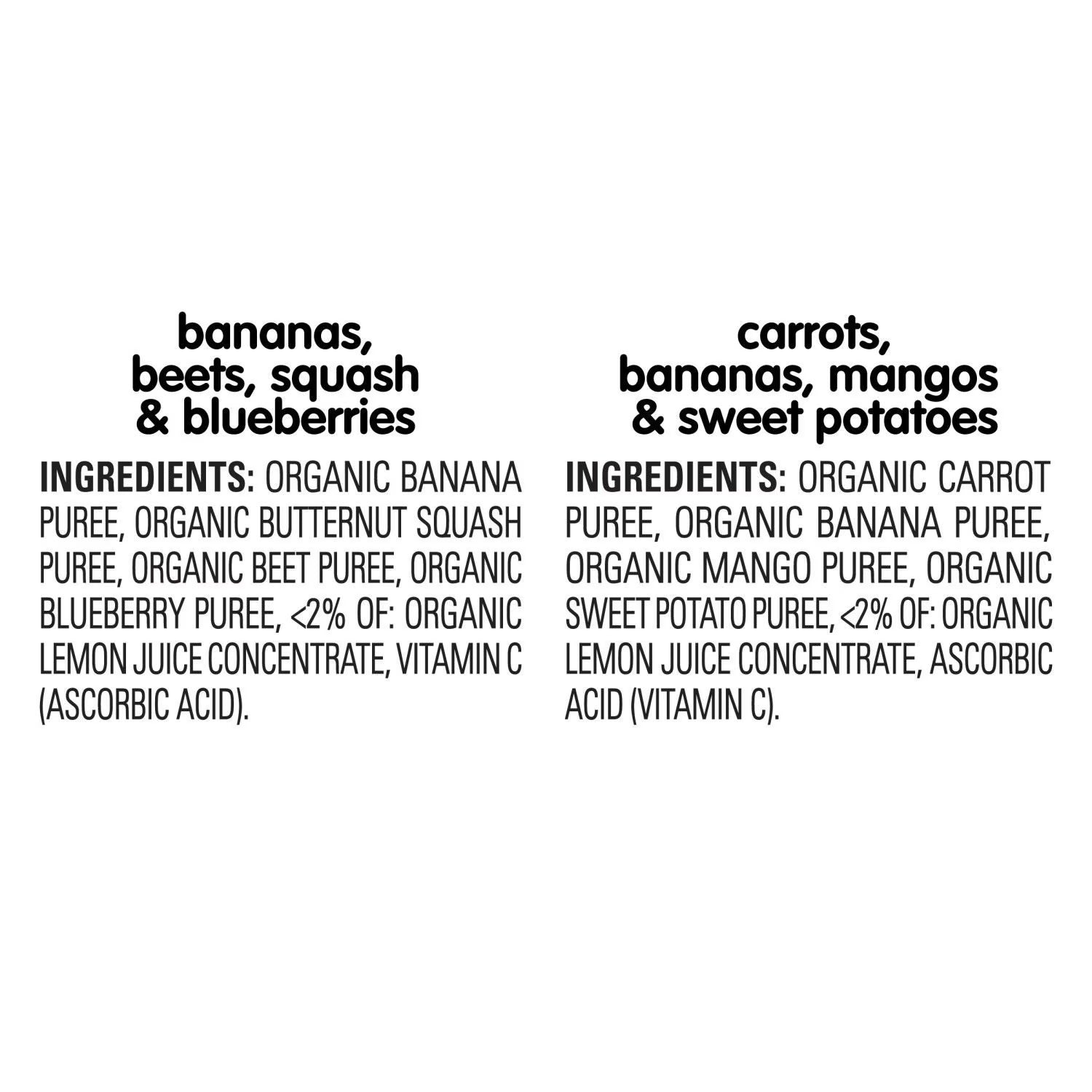 HappyTOT Organics Love My Veggies Variety Pack - 120g (12pk)
