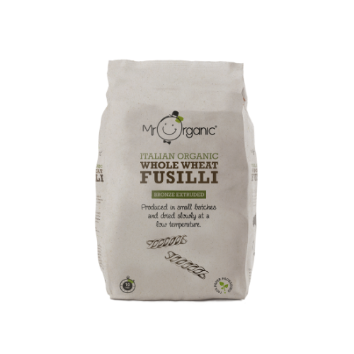 Mr Organic Whole Wheat Fusilli Pasta 500g