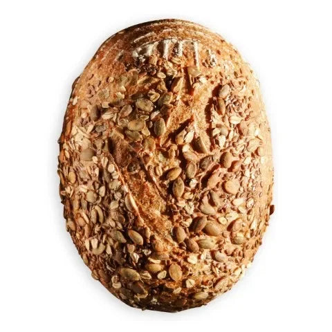 Freshly Baked Farmhouse Sourdough Wholegrain Bread w/ Seeds 650g