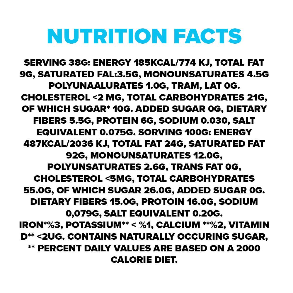 Castania Peanuts, Cranberry & Seeds, No Sugar Added Healthy Bar 38G