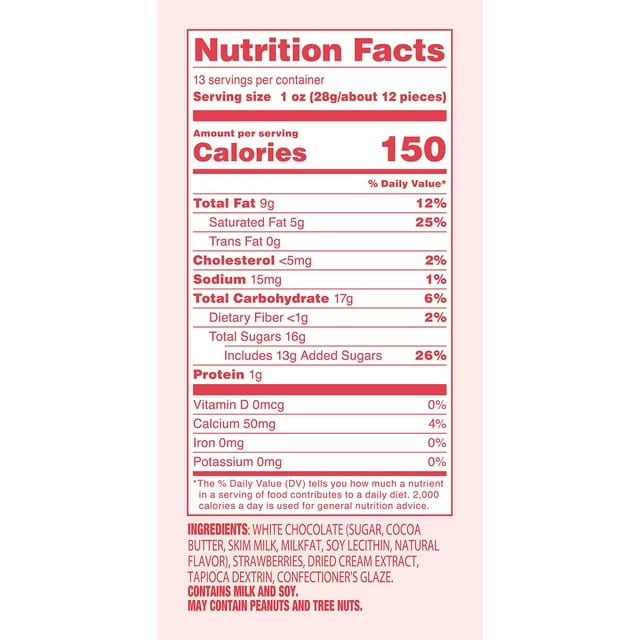 Tru Fru Freeze Dried Strawberries & Crème - 368g