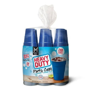 Heavy - Duty Blue Plastic Cups 532ml, 240 cups