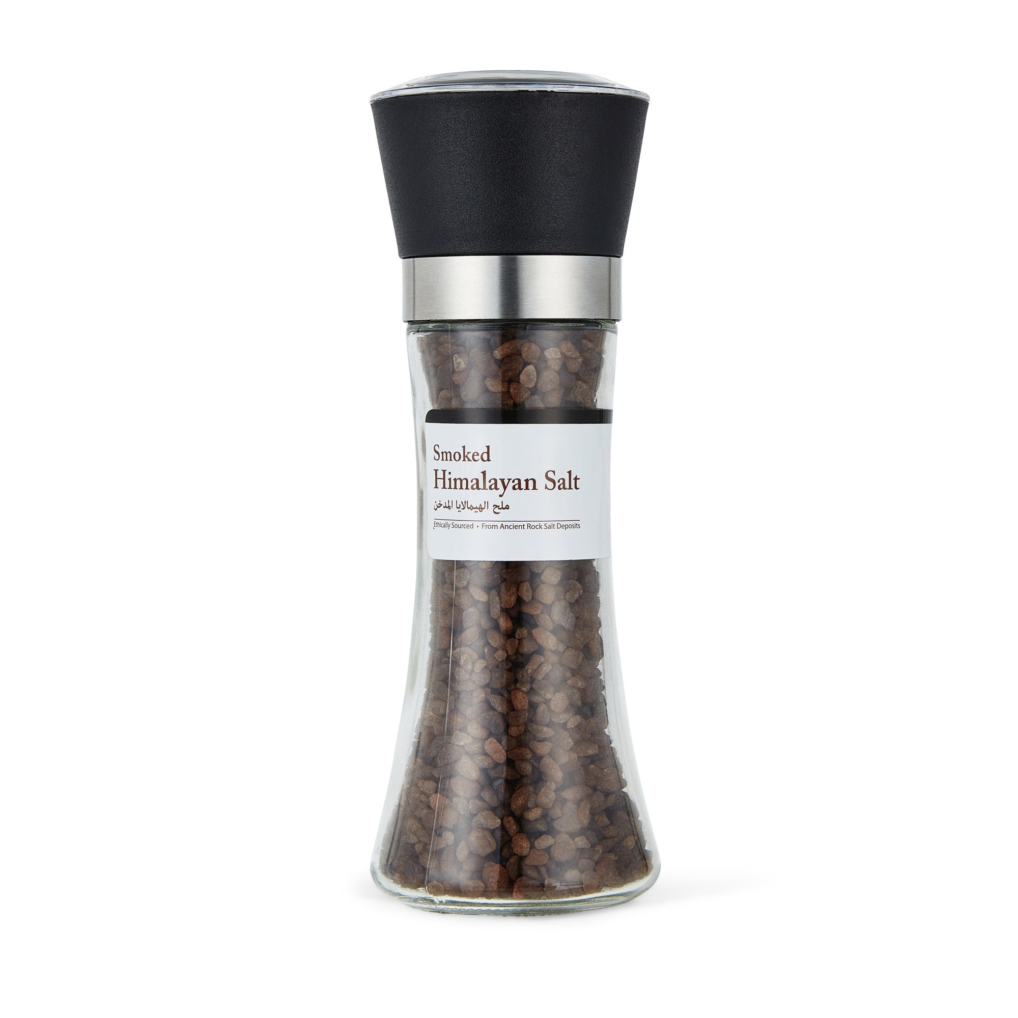 Earth's Finest Smoked Himalayan Salt - Glass Grinder 200g