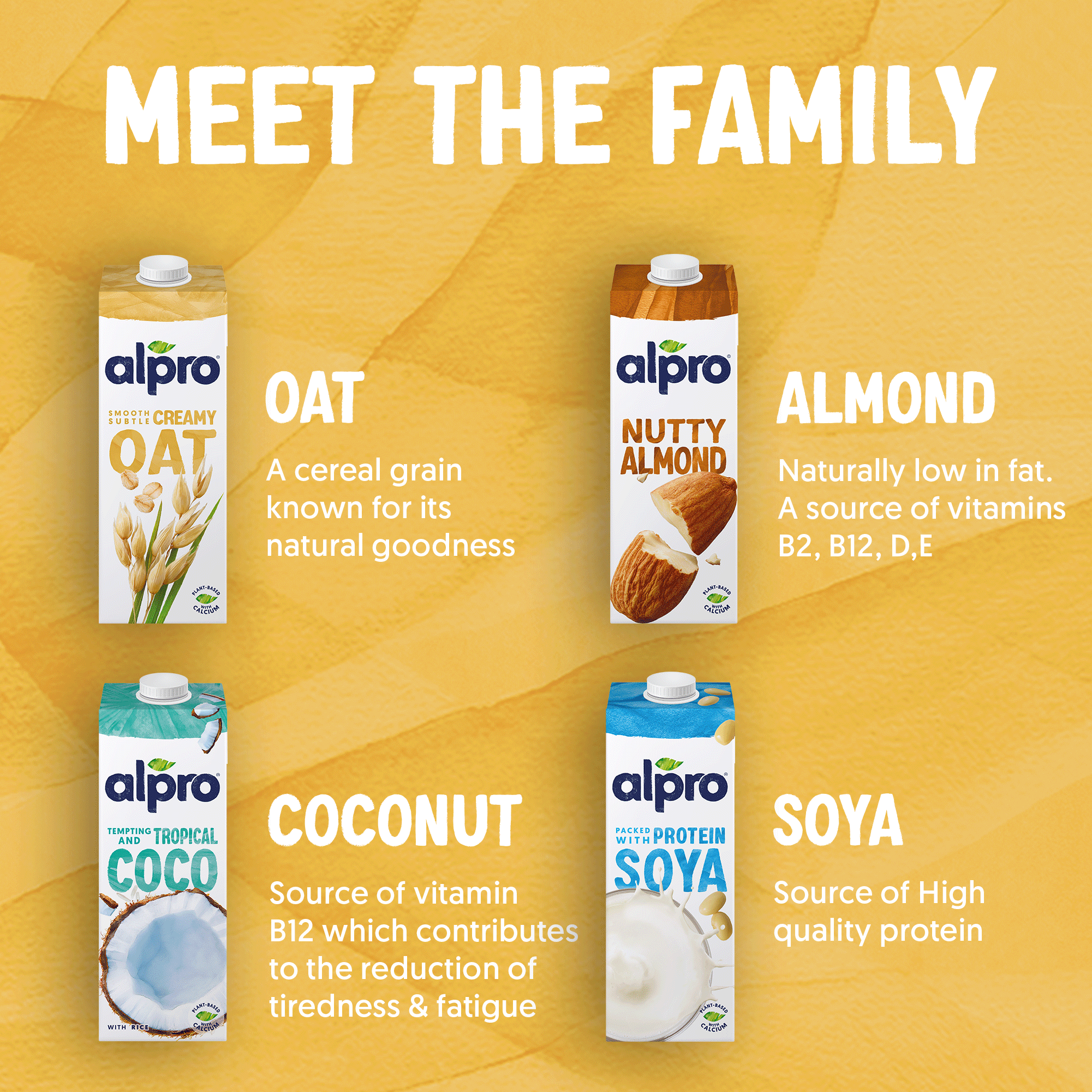 Alpro Drink Oat (1l x 8), 100% Plant Based And Dairy Free, Suitable For Vegans, Naturally Free From Lactose, Rich In Nutrients