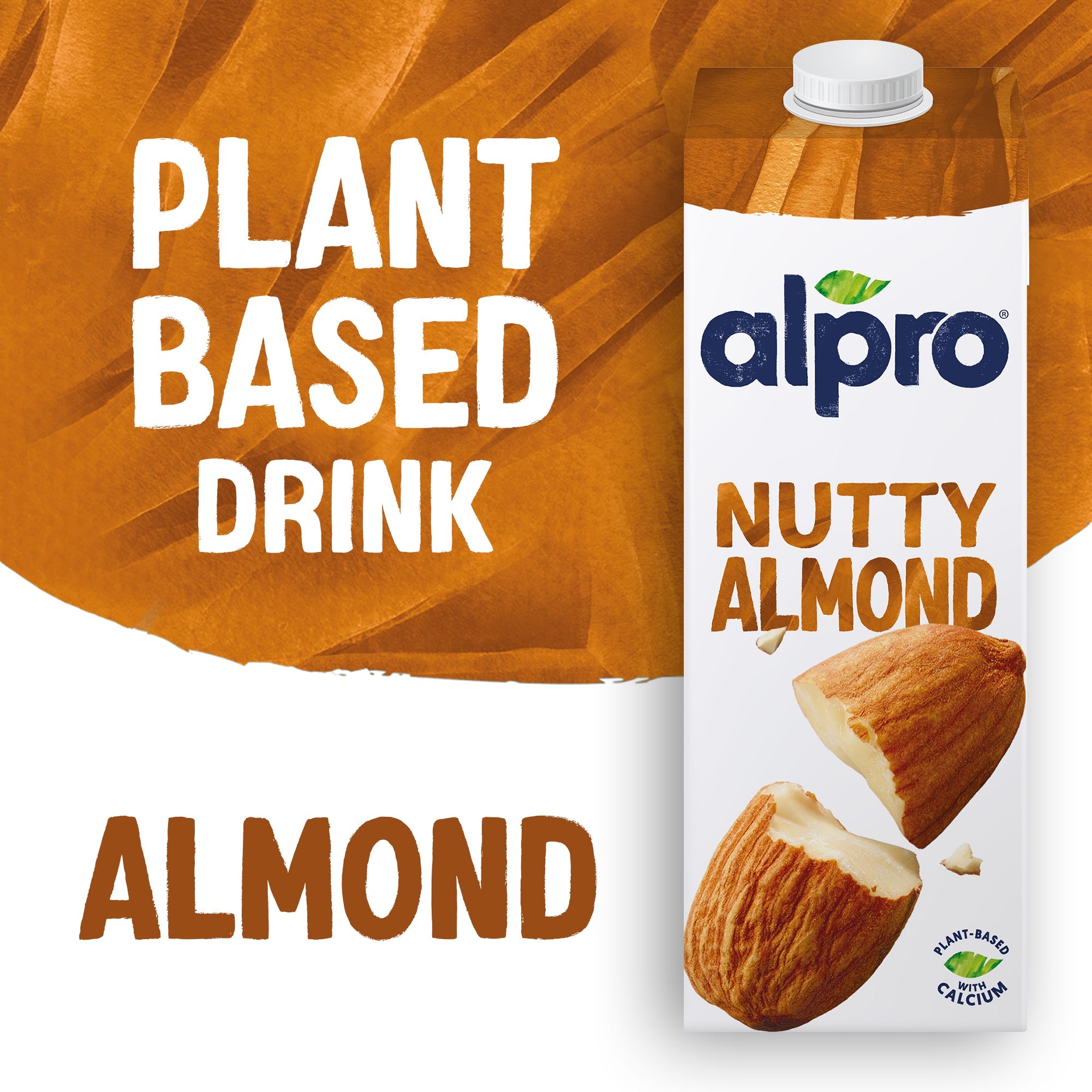 Alpro Almond Drink, 1L, 100% Plant Based And Dairy Free, Suitable For Vegans, Naturally Free From Lactose, Rich In Nutrients