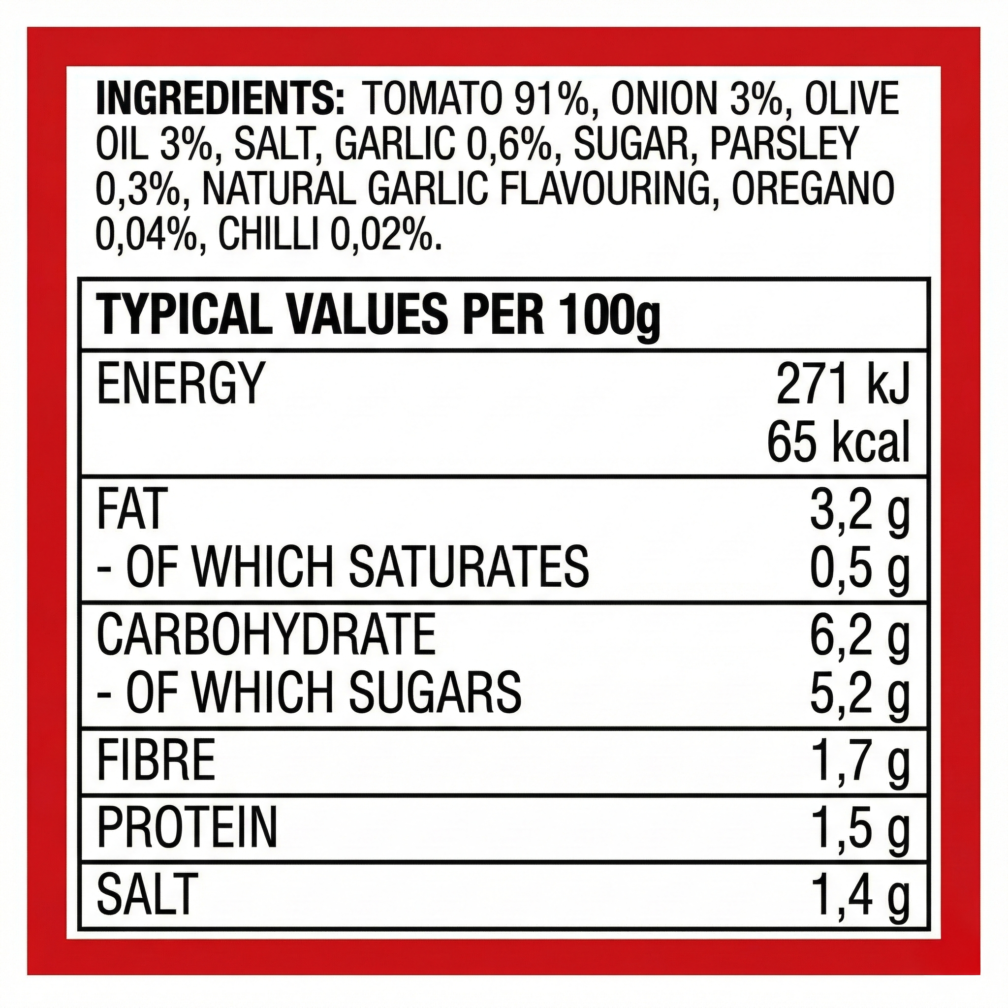 Pomito Pizza & Pasta Sauce 500gm