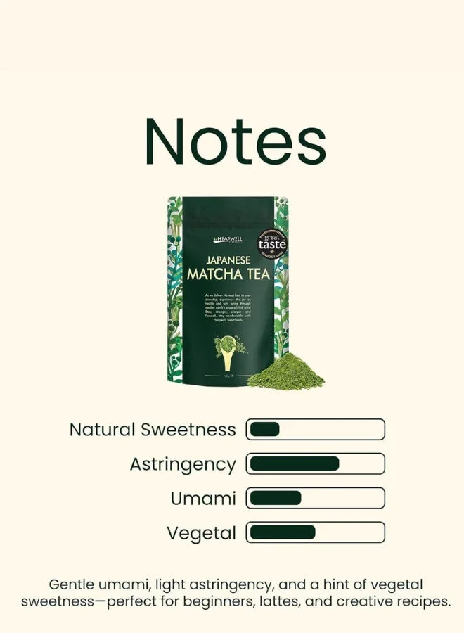 Heapwell Matcha - Classic Ceremonial Grade Matcha Powder from Japan, 50g