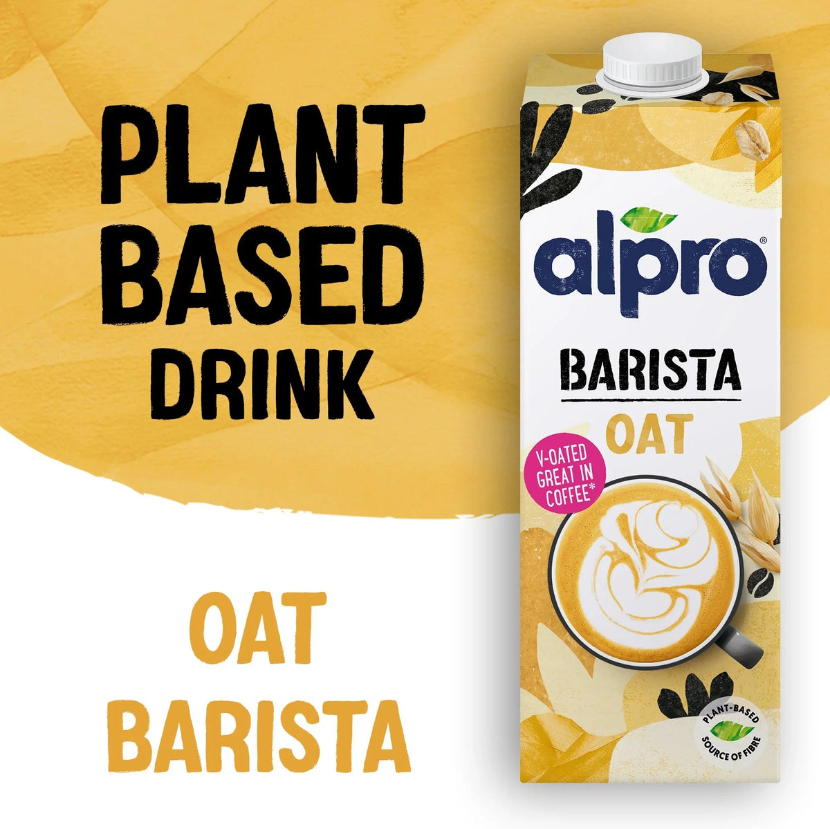 Alpro Barista Oat Drink - Case of 8 (8 x 1L)