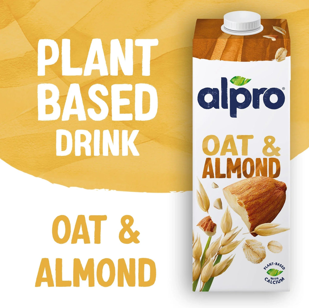 Alpro Oat Almond - Case of 8 (8 x 1L)