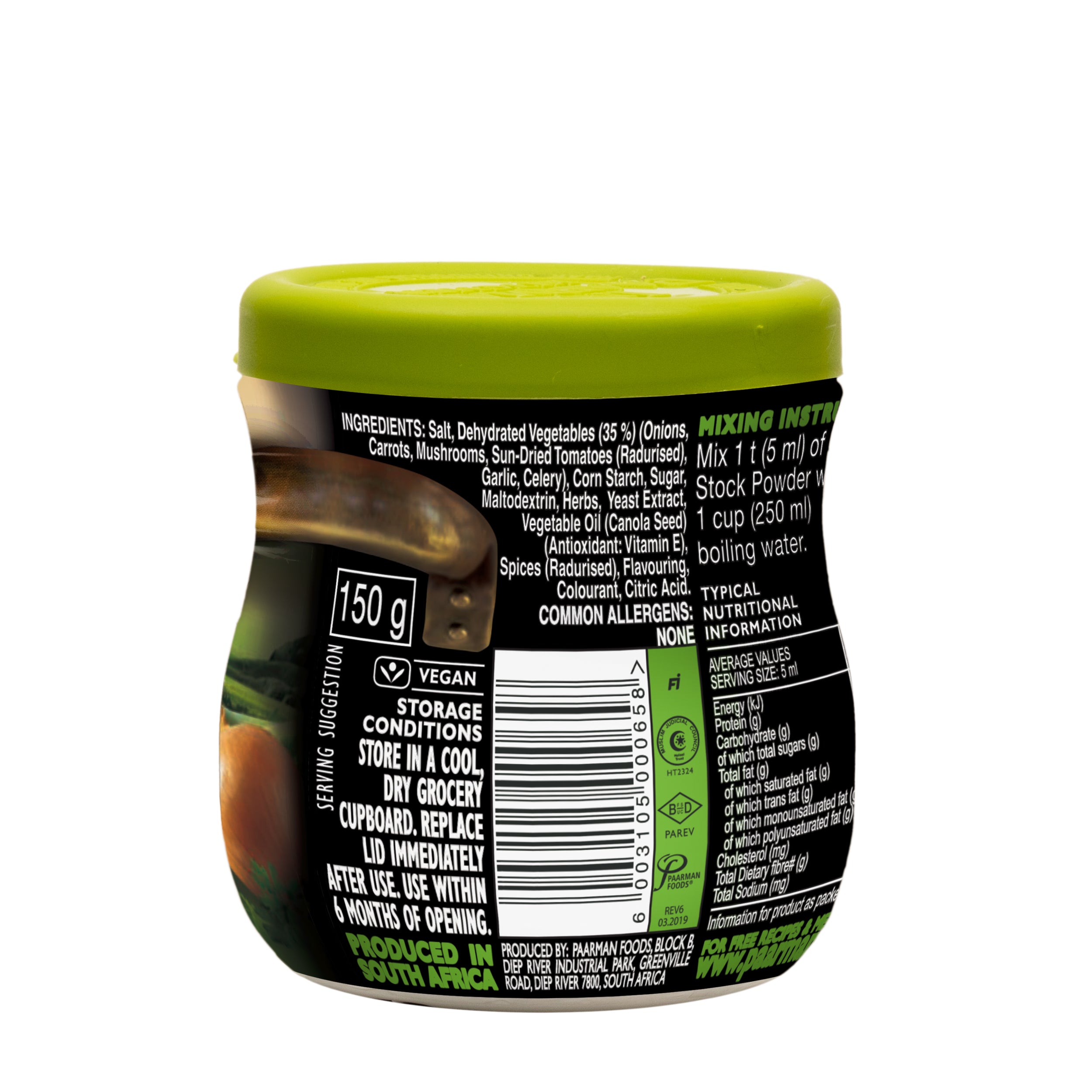 Ina Paarman Vegetable Stock Powder 150g