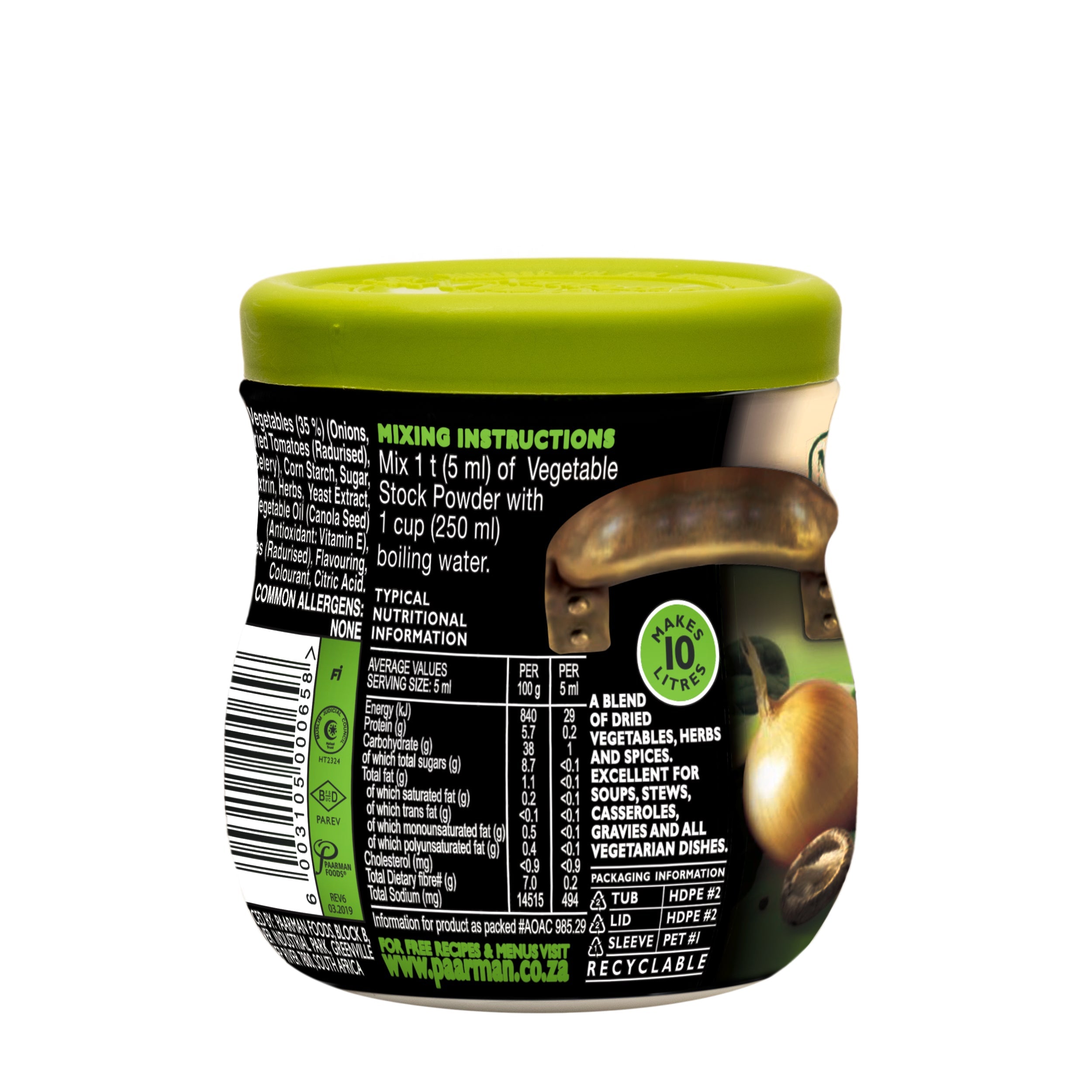Ina Paarman Vegetable Stock Powder 150g