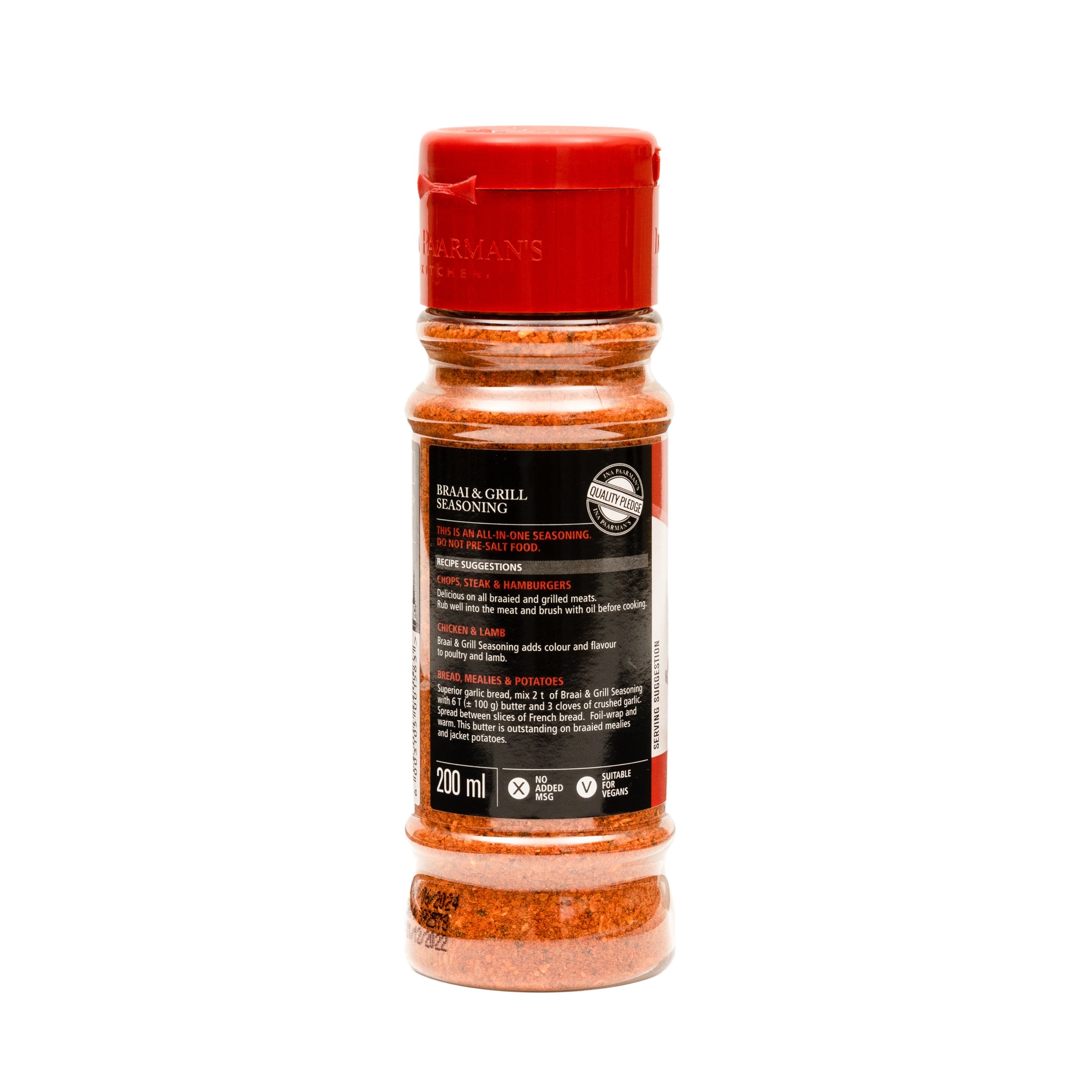 Ina Paarman All-In-One Braai & Grill Seasoning 200ml