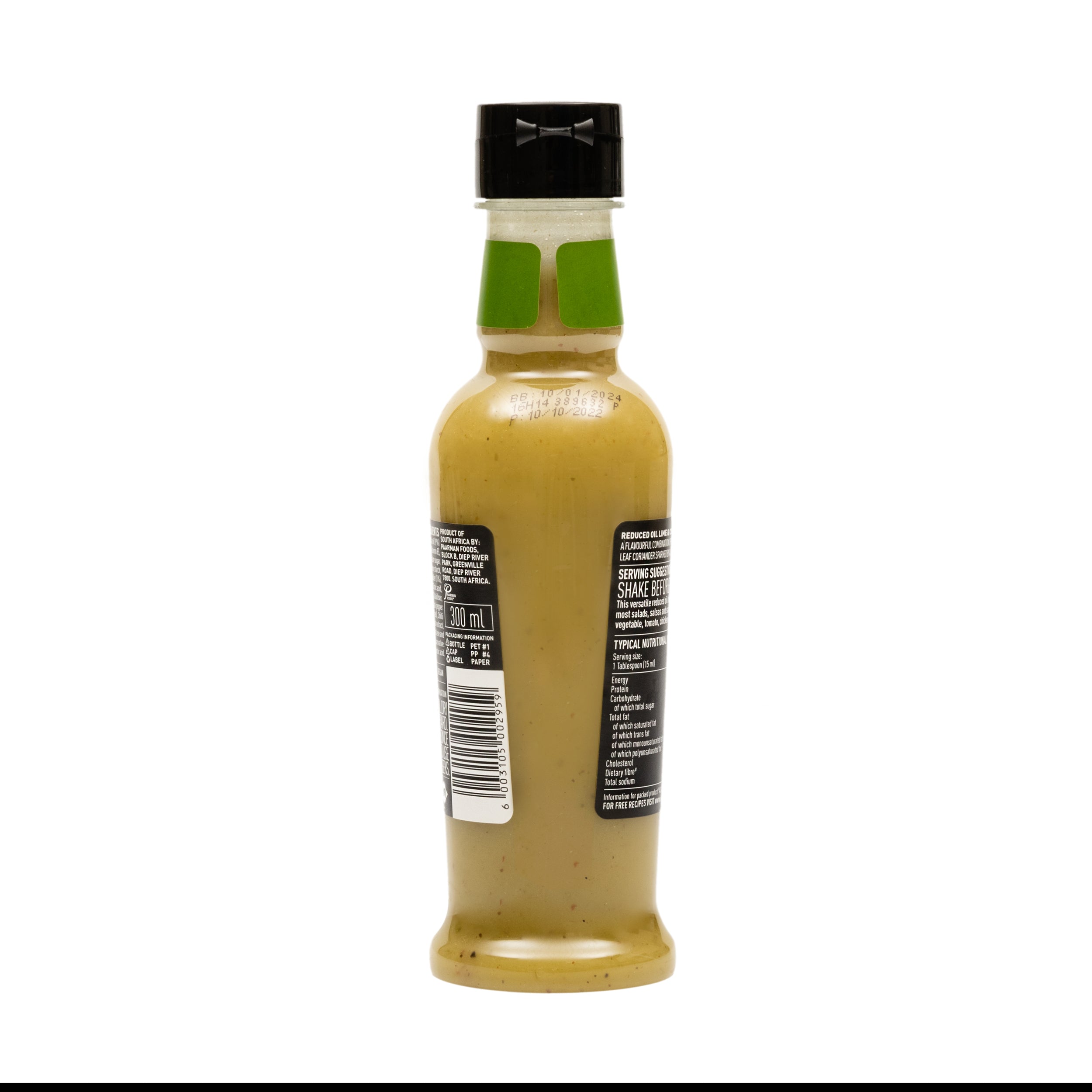 Ina Paarman Reduced Oil Lime & Coriander Dressing 300ml