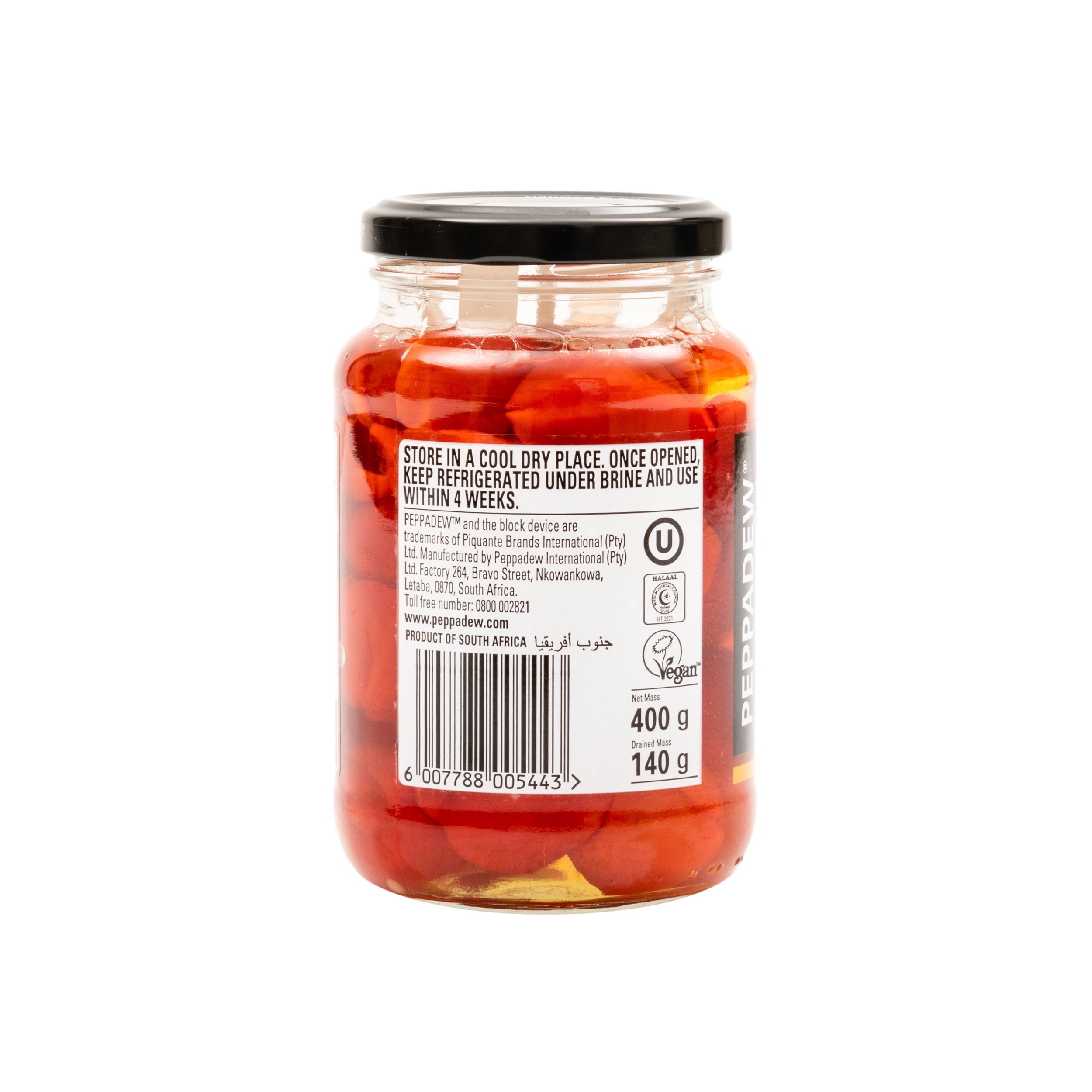 Peppadew Mild Piquante Peppers Whole 400g