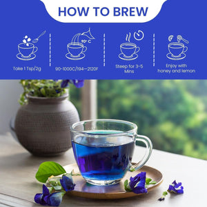 Blue Tea Butterfly Pea Flower