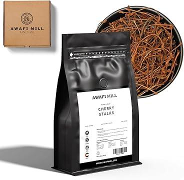 AWAFI MILL Dried Cherry Stalks Prunus avium Stem - 100 g | 3.5 Oz