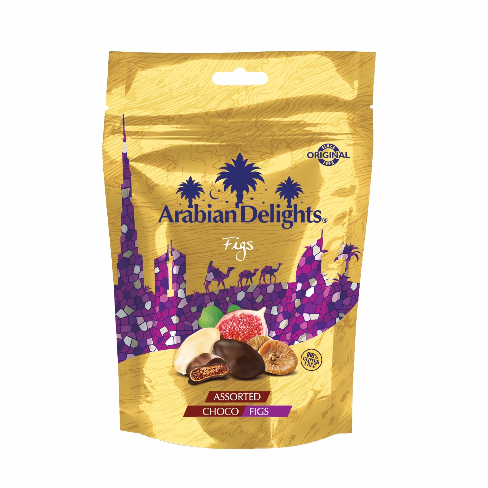 Arabian Delights Chocolate Figs ,Assorted Pack, Coated Bite-Sized Snacks| Snacks & Sweets