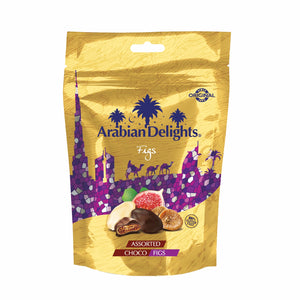 Arabian Delights Chocolate Figs ,Assorted Pack, Coated Bite-Sized Snacks| Snacks & Sweets
