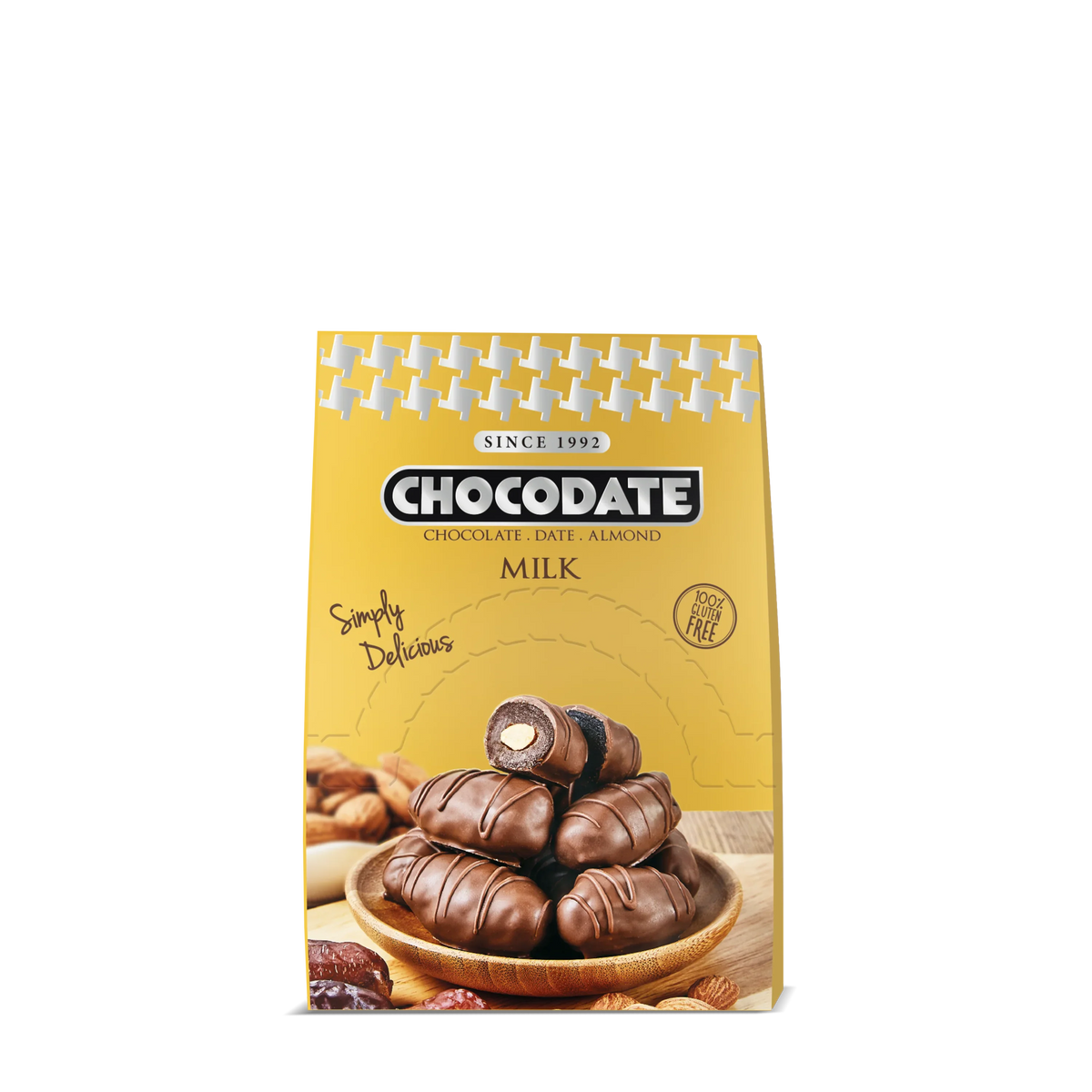 Chocodate Milk – Chocolate-Coated Dates with Roasted Almonds - 90Gm