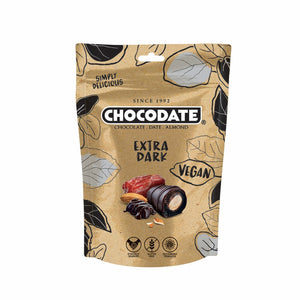 Chocodate Vegan 85% Extra Dark Chocolate-Date-Almond 80gm