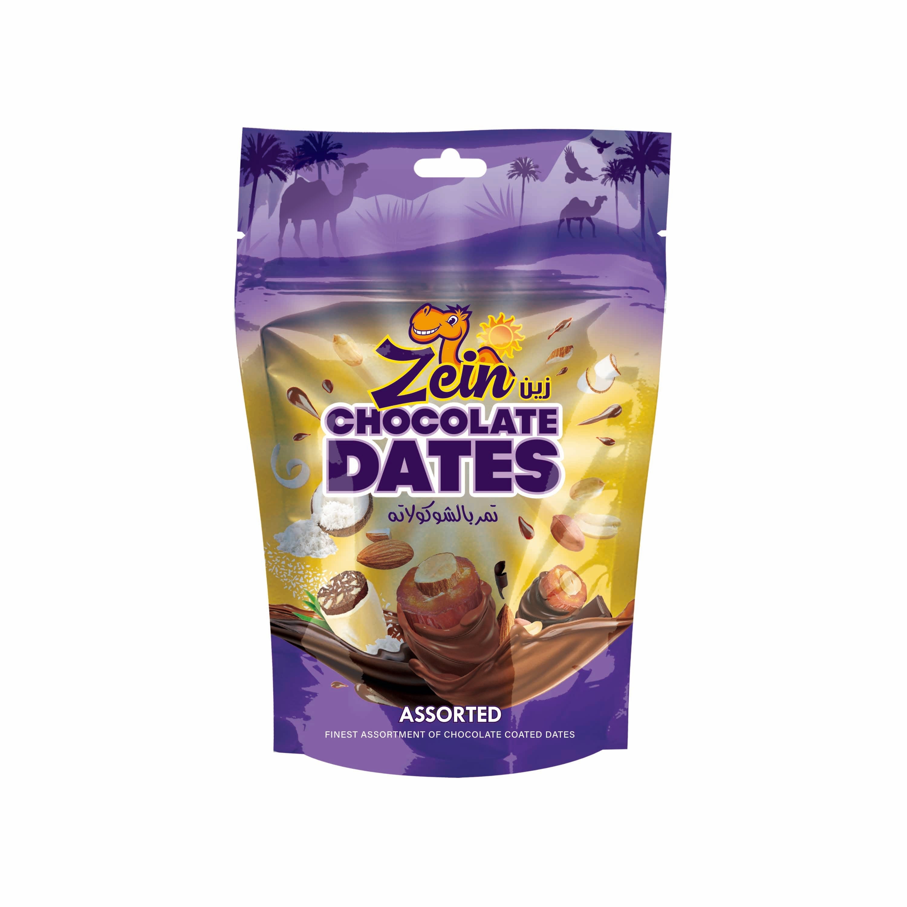 Zein Chocolate Coated Dates, Assorted
