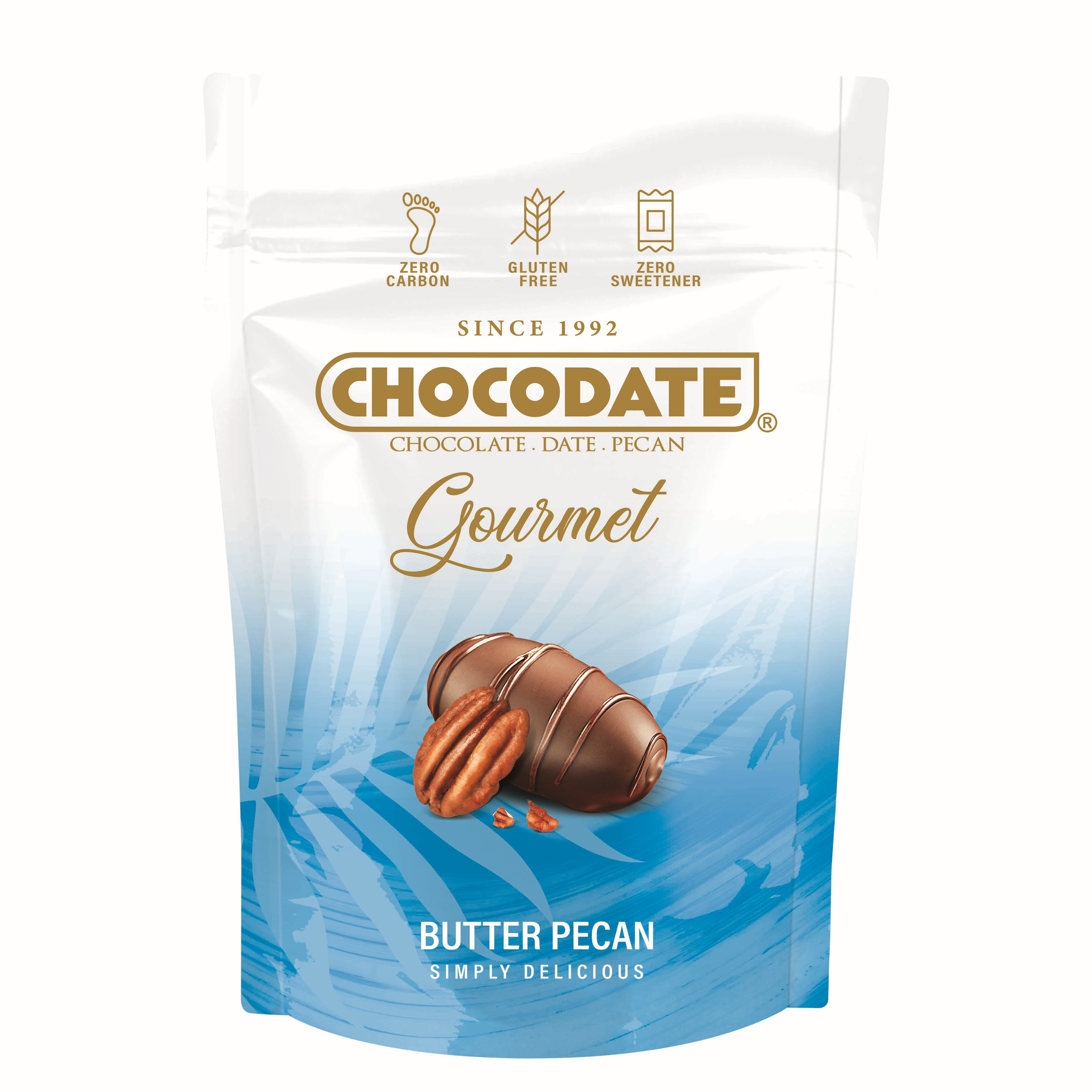 Chocodate Gourmet Butter Pecan, Gluten Free 150gm