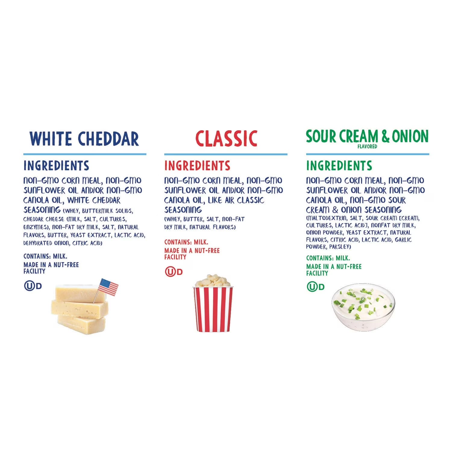 Like Air Puffcorn Variety Pack 14g (30pk)