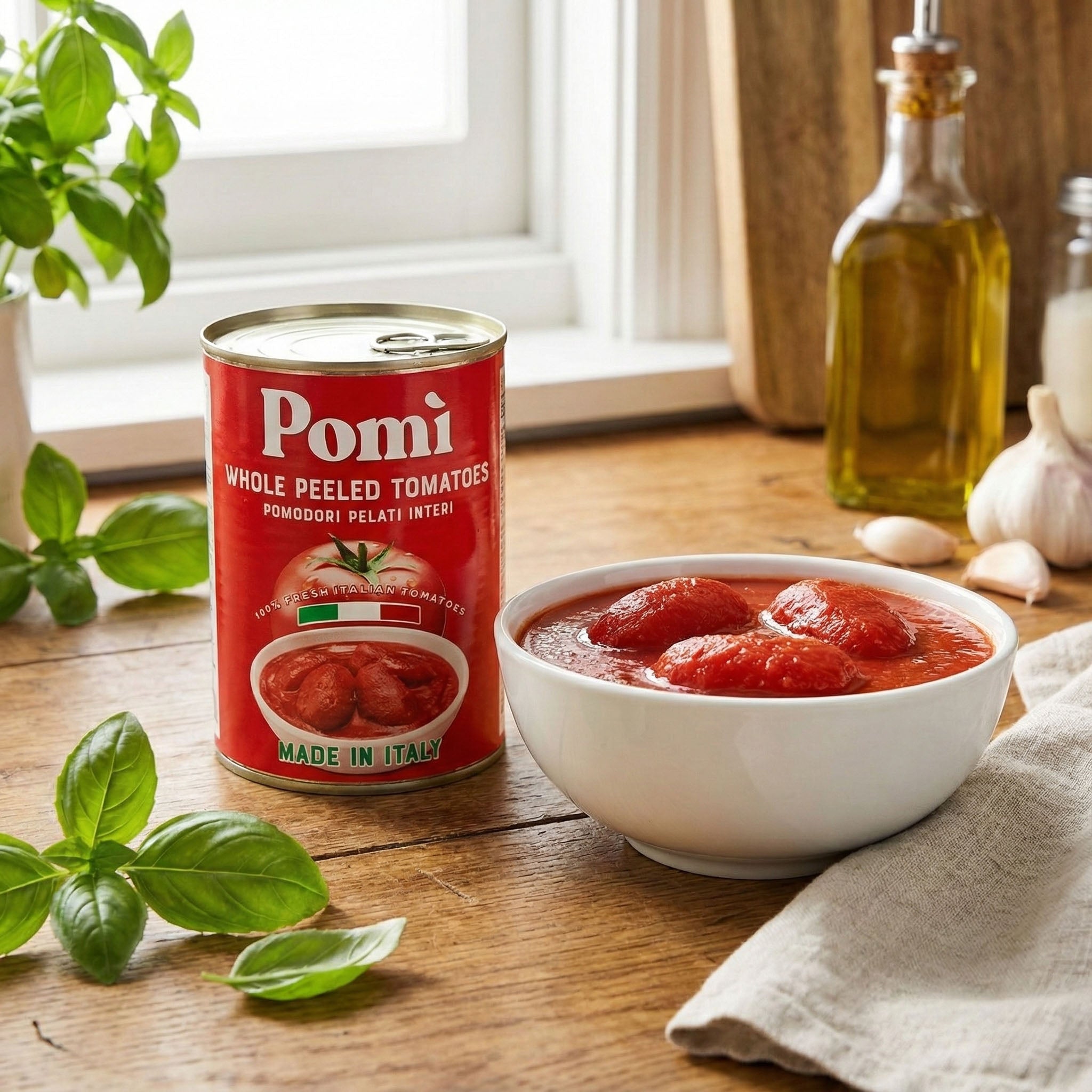 Pomi Whole Peeled Tomato 400g
