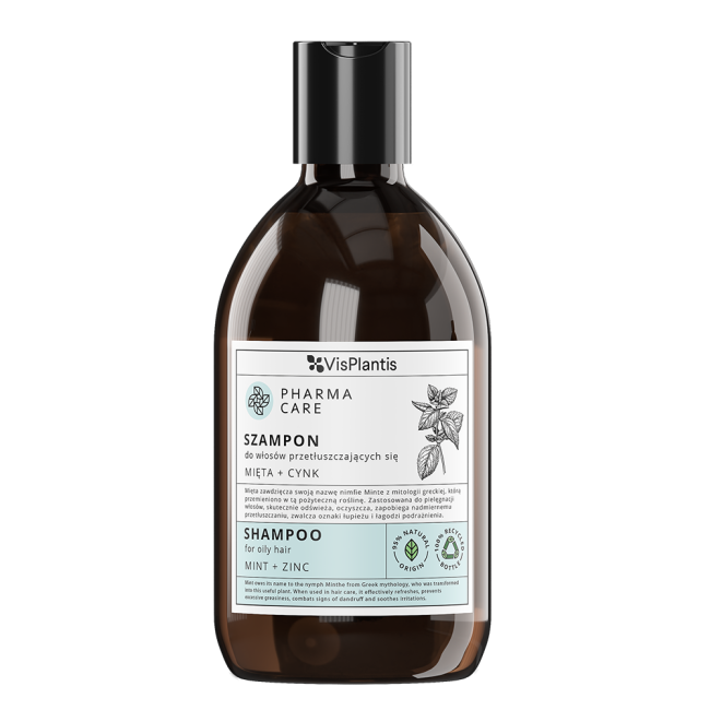 Shampoo For Oily Hair Mint + Zinc
