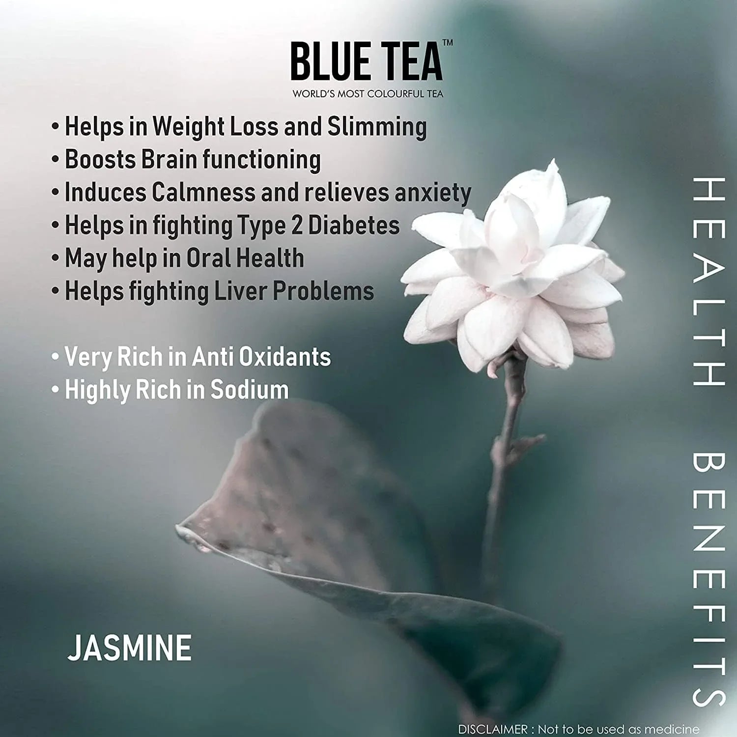 Blue Tea Jasmin Herbal Tea 30g