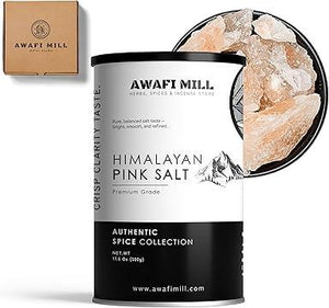 AWAFI MILL Himalayan Pink Salt Whole Sendha Namak - 500 g | 17.6 Oz