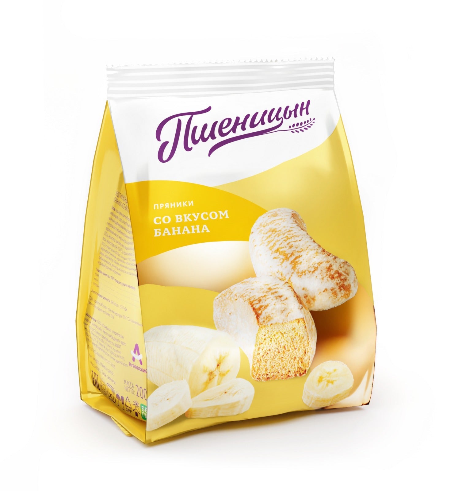 Pshenitsyn Gingerbread Banana Cookies 200g