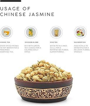 AWAFI MILL Dried Chinese Jasmine - 100 g | 3.5 Oz