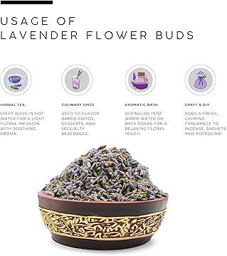 AWAFI MILL Lavender Flower Buds | Dried Lavandula - 100 g | 3.5 Oz
